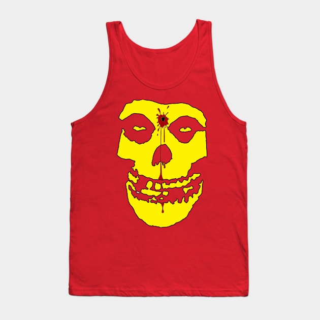 Dazed and Ripping - Crimson Ghost 70s style Tank Top by Controlled Chaos